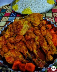 مرغ آلو مجلسی