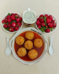 کوفته مرغ تبریزی بدون تخم مرغ