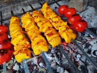 جوجه کباب زعفرونی