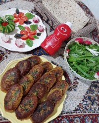 کتلت ناهار امروزم
