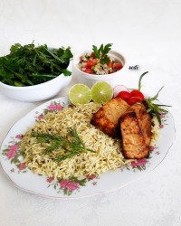 سبزی پلو با ماهی