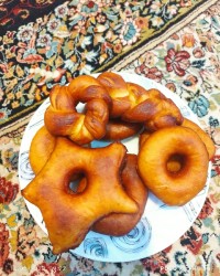 دونات با سس شکلات