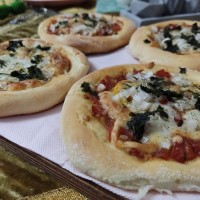 مینی پیتزای سبزیجات