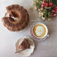 کیک نوتلا با کرم نوتلا