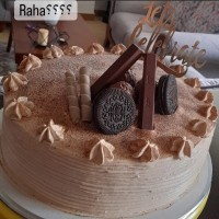 کیک تولد نسکافه ای سفارش مشتری