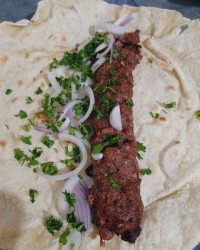 کباب کوبیده با سنگدان مرغ