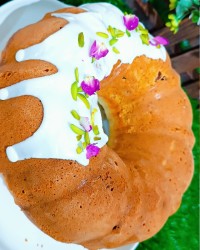 کیک نارگیل وکشمش