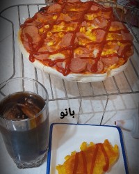 پیتزا،بانو پز