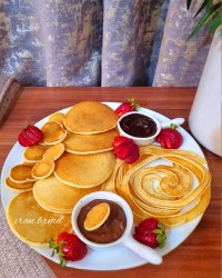 پنکیک در سه طرح