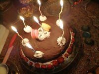 کیک تولد دختر نازنینم ساره جان