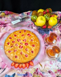 پای توت فرنگی کیک دبل چاکلت نرم