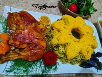 باقالی پلو بامرغ