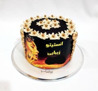 کیک باروکش فوندانت