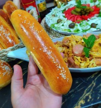 نان_ ساندویچ خونگی فقط بافتشو ببین