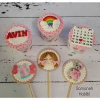 کاپ کیک و کوکی دخترانه