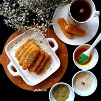 شیرینی زبان با خمیرهزارلا آماده