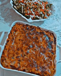 پاستا با پنیرپیتزا