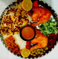 زرشک پلو مجلسی?? سینی مخصوص سرآشپز براهمسری??