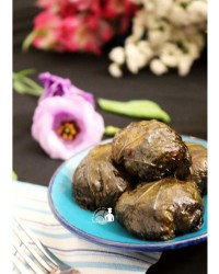 دلمه برگ مو شیرین (کرمانی)