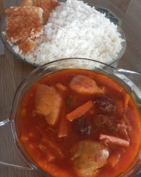 خورشت هویج و آلو