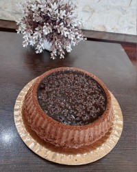 کیک شکلاتی با طعم موکا
