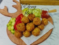 توپک مرغ و پنیر سوخاری