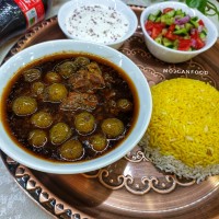 خورش گوجه سبز