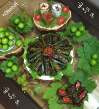 دلمه برگ مو پست تقدیمی