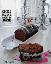کیک چای با کرم چای