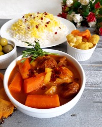 خورش آلو هویج