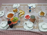 سفره مهمونی خدایا شکرت