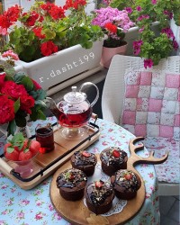 کاپ_کیک_شکلاتی