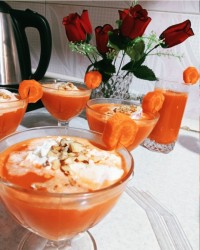 "اب هویج بستنی"