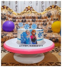 کیک اسفنجی (با سه قلم مواد)