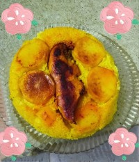 ته انداز مرغ و سیب زمینی