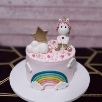 کیک روزدختربرای گل دخترای عزیزم