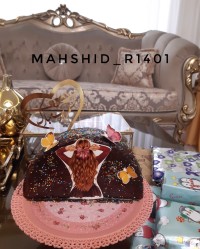 کیک تاپ فوروارد (کیک روز دختر با نصفی از کیک اصلی)