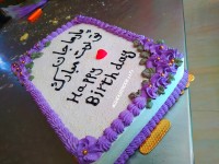 کیک مستطیلی پسرونه وزن ۴/۵۰۰با فیلینگ مخصوص