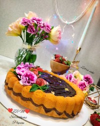 کیک زبرا پنبه ای