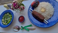 کباب تابه ای سیخی