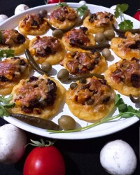 مینی پیتزای سیب زمینی