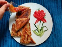 سمبوسه سیب زمینی در فر