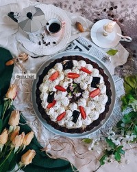 تارت کیک نسکافه ی