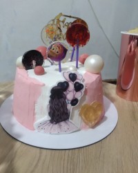 کیک تولد اسفنجی معرکه دخترم