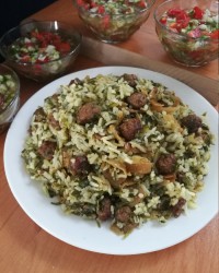 کلم پلوی شیرازی