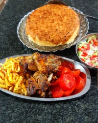 مرغ با رب انار