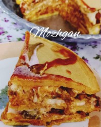 کرپ گوشت و قارچ