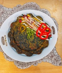 کوکو اسفناج بدون سیب زمینی