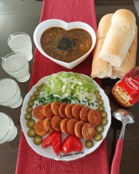 فلافل داغ خوزستان آش آبغوره