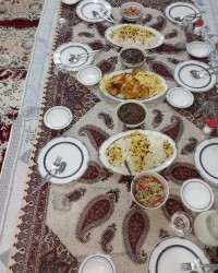 شام مهمانی منزل عموی عزیزم